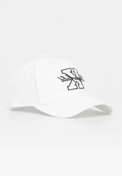 Karl Lagerfeld sapca culoarea alb, cu imprimeu, 552123.805609 imagine