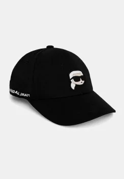 Karl Lagerfeld sapca culoarea negru, cu imprimeu, 500118.805710 imagine