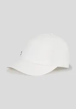 Karl Lagerfeld sapca de baseball din bumbac culoarea alb, uni, A3W33139 imagine