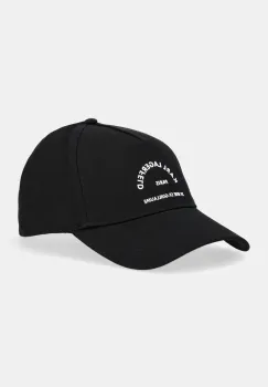 Karl Lagerfeld sapca de baseball din bumbac culoarea negru, cu imprimeu, A1W33201 imagine