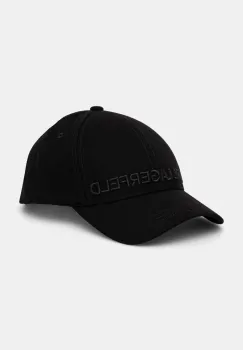 Karl Lagerfeld sapca de lana culoarea negru, cu imprimeu, 544121.805614 imagine
