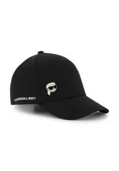 Karl Lagerfeld sapca din bumbac pentru copii imagine