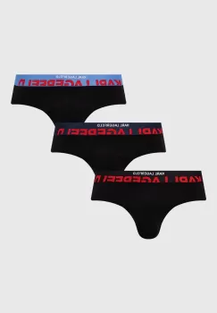 Karl Lagerfeld slip 3-pack barbati, culoarea negru, 245M2101 imagine