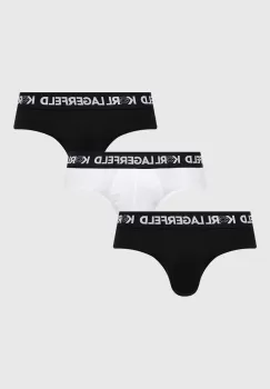 Karl Lagerfeld slip 3-pack barbati, culoarea negru imagine