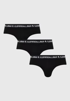 Karl Lagerfeld slip 3-pack barbati, culoarea negru imagine