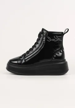 Karl Lagerfeld tenisi ANAKAPRI culoarea negru, KL63534 imagine