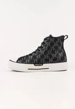 Karl Lagerfeld tenisi de piele KAMPUS MAX MNS culoarea gri, KL50449 imagine