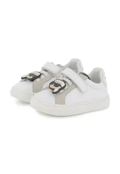 Karl Lagerfeld tenisi din piele copii culoarea alb, Z30991 imagine