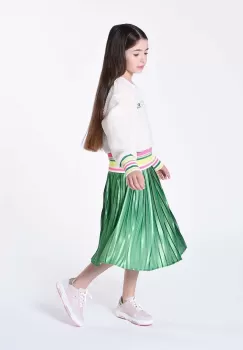 Karl Lagerfeld tenisi din piele copii culoarea roz imagine