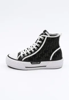 Karl Lagerfeld tenisi KAMPUS MAX barbati, culoarea negru, KL50455 imagine
