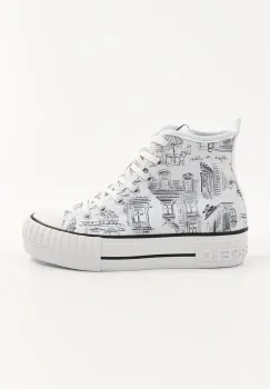 Karl Lagerfeld tenisi KAMPUS MAX culoarea alb, KL60455 imagine