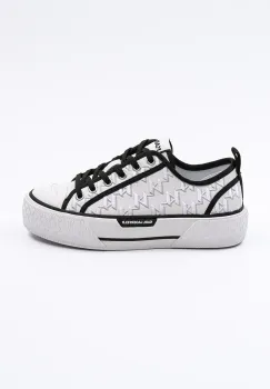 Karl Lagerfeld tenisi KAMPUS MAX III femei, culoarea alb, KL60615 imagine