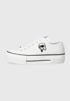 Karl Lagerfeld tenisi KAMPUS MAX NFT femei, culoarea alb, KL60424 imagine