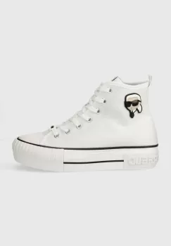 Karl Lagerfeld tenisi KAMPUS MAX NFT femei, culoarea alb, KL60444 imagine