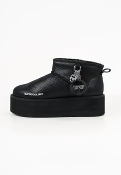 Karl Lagerfeld  Thermo cizme de zapada pentru femei din piele imagine