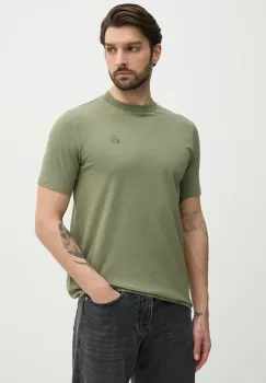 Karl Lagerfeld tricou barbati, culoarea verde, neted, 552221.755750 imagine