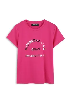 Karl Lagerfeld tricou copii culoarea roz, Z30447 imagine