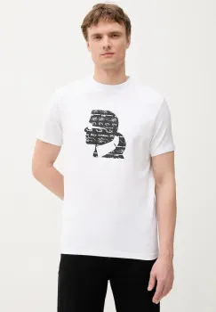 Karl Lagerfeld tricou culoarea alb, cu imprimeu, 553235.755042 imagine