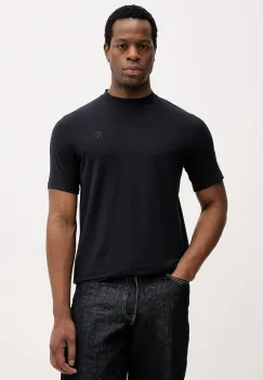 Karl Lagerfeld tricou culoarea bleumarin, cu imprimeu, 561221.755750 imagine