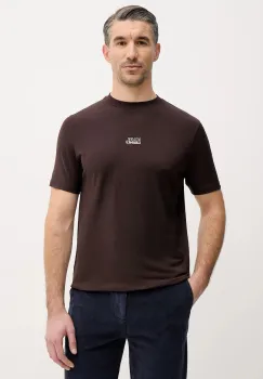 Karl Lagerfeld tricou culoarea maro, uni, 561235.755034 imagine