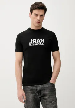 Karl Lagerfeld tricou culoarea negru, cu imprimeu, 553235.755087 imagine
