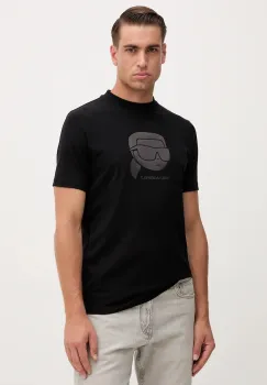 Karl Lagerfeld tricou culoarea negru, cu imprimeu, 554221.755032 imagine