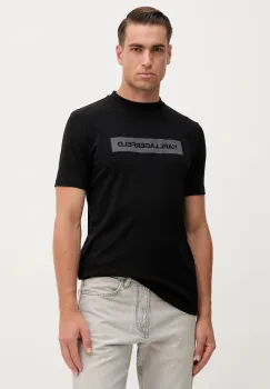 Karl Lagerfeld tricou culoarea negru, cu imprimeu, 554221.755035 imagine