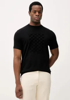 Karl Lagerfeld tricou culoarea negru, cu imprimeu, 561221.755040 imagine