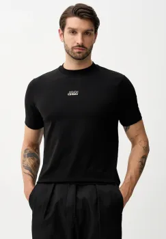 Karl Lagerfeld tricou culoarea negru, uni, 561235.755034 imagine