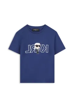 Karl Lagerfeld tricou de bumbac pentru copii cu imprimeu, Z30956 imagine