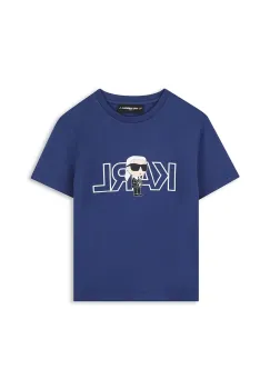 Karl Lagerfeld tricou de bumbac pentru copii cu imprimeu, Z30956 imagine