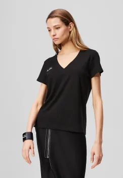 Karl Lagerfeld tricou de in culoarea negru, A3W17070 imagine