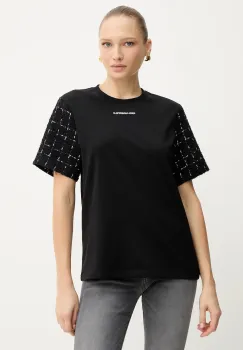 Karl Lagerfeld tricou de lana culoarea negru, A4W17091 imagine