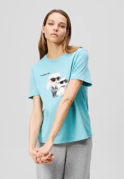 Karl Lagerfeld tricou din bumbac A3W17077 imagine