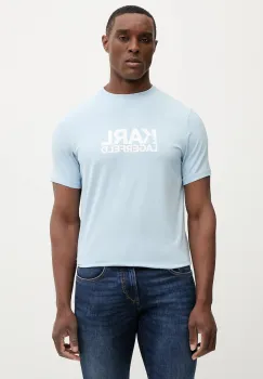 Karl Lagerfeld tricou din bumbac cu imprimeu, 561235.755780 imagine