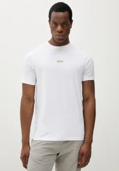 Karl Lagerfeld tricou din bumbac culoarea alb, cu imprimeu, 552224.755031 imagine