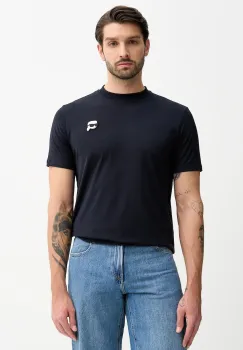 Karl Lagerfeld tricou din bumbac culoarea bleumarin, uni, 561224.755710 imagine