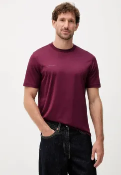 Karl Lagerfeld tricou din bumbac culoarea bordo, uni, 554200.755002 imagine