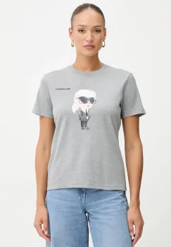 Karl Lagerfeld tricou din bumbac culoarea negru, A1W17130 imagine