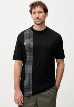 Karl Lagerfeld tricou din bumbac culoarea negru, cu imprimeu, 554225.755143 imagine