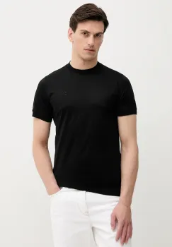 Karl Lagerfeld tricou din bumbac culoarea negru, uni, 553200.755000 imagine