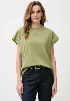Karl Lagerfeld tricou din bumbac culoarea verde, B1W17032 imagine