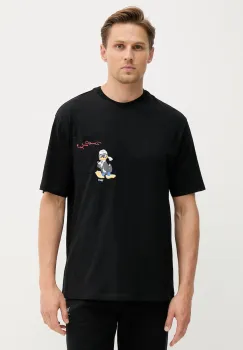 Karl Lagerfeld tricou din bumbac DISNEY culoarea negru, cu imprimeu, 553270.755097 imagine