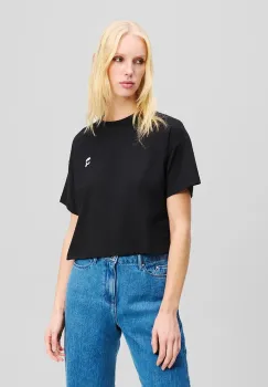 Karl Lagerfeld tricou din bumbac femei, culoarea negru, A1W17135 imagine