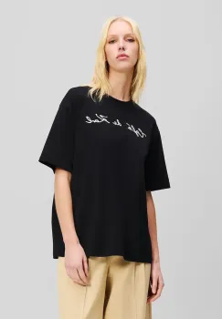 Karl Lagerfeld tricou din bumbac femei, culoarea negru, A2W17088 imagine
