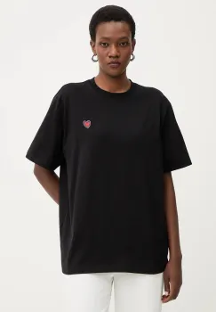 Karl Lagerfeld tricou din bumbac IKON culoarea negru, B1W17090 imagine