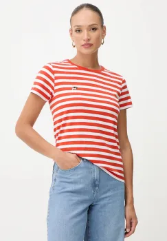 Karl Lagerfeld tricou din bumbac IKON culoarea portocaliu, B1W17037 imagine