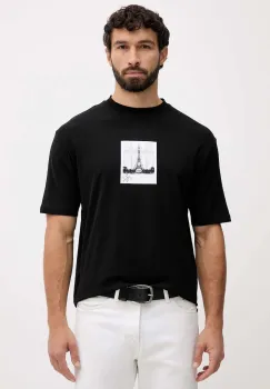 Karl Lagerfeld tricou Karl Lagerfeld x Paris Hilton culoarea negru, cu imprimeu, 554235.755420 imagine