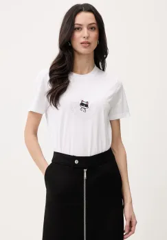 Karl Lagerfeld tricou pentru femei, din bumbac IKON imagine