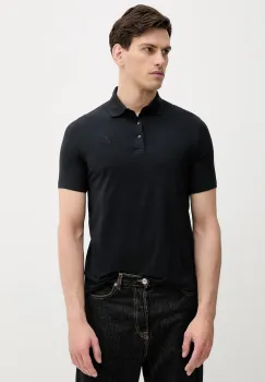 Karl Lagerfeld tricou polo culoarea bleumarin, uni, 553221.745750 imagine